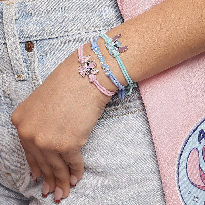 Disney Girls Lilo & Stitch Best Friends Bracelet Set of 3