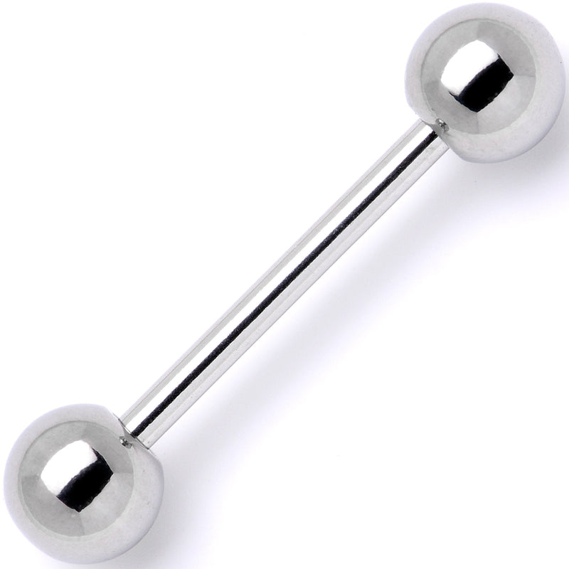 14G Stainless Steel Barbell Tongue Ring 5/8 6mm