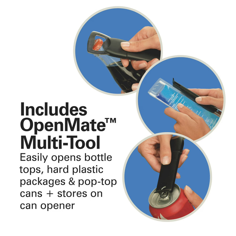 Hamilton Beach SureCut Automatic Electric Can Opener with Multi Tool, Stainless Steel