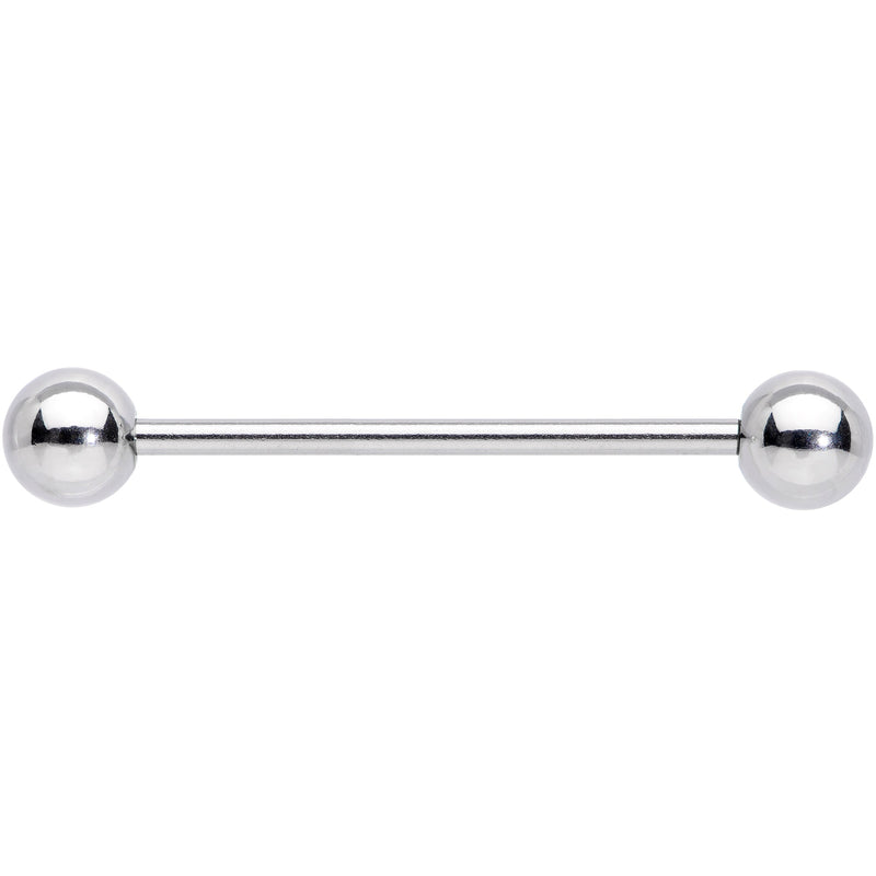 14G STEEL BARBELL Ring 1 inch 6mm