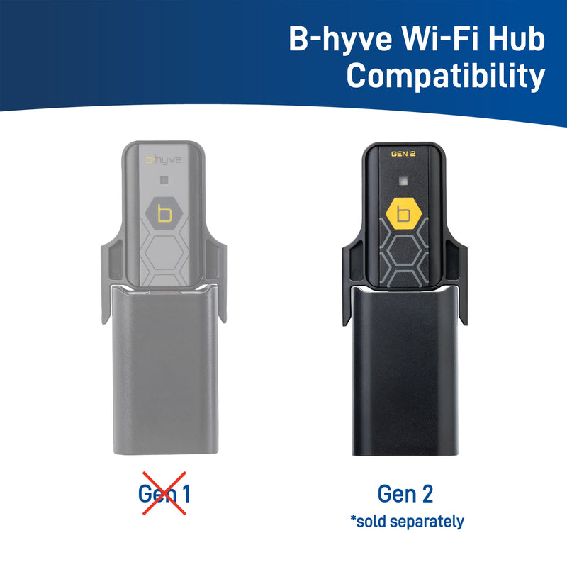 B-hyve XD Bluetooth 4-Outlet Hose Faucet Timer w/Hub | 24639