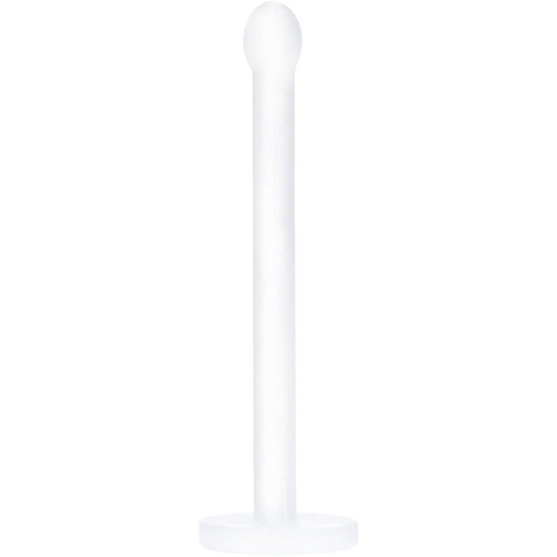 20G Clear Flat Bioplast Nose Retainer