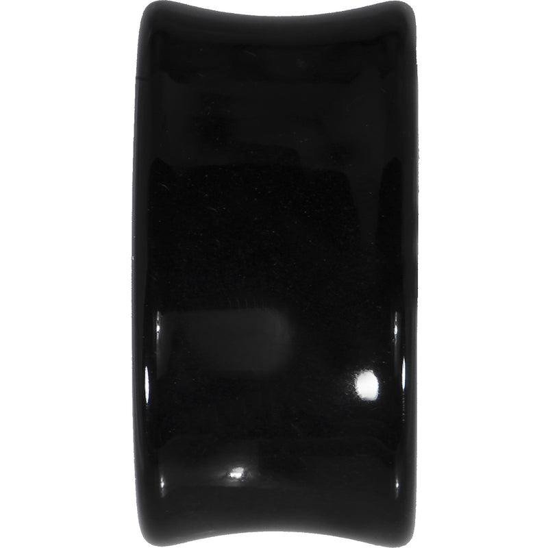18mm Black Acrylic Hollow Butterfly Saddle Plug