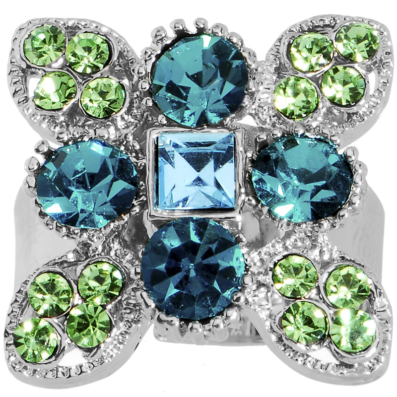 Aquamarine Beauty Adjustable Ring