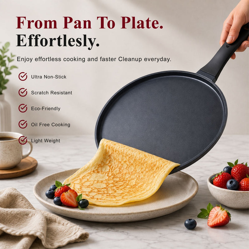 Ceramic Nonstick Crepe & Egg Pan, 11"