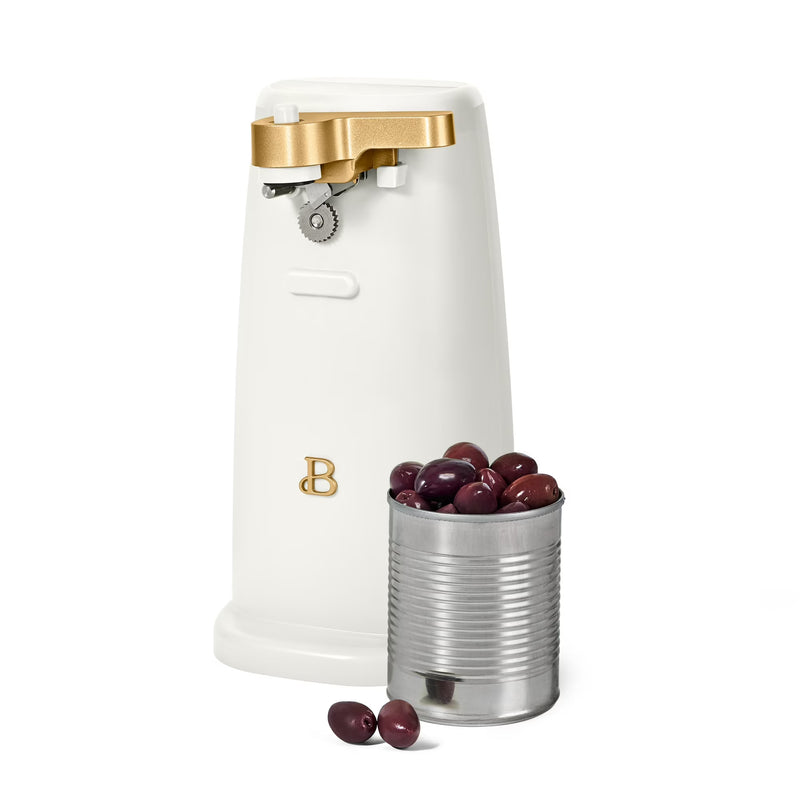 Beautiful Easy-Prep Electric Can Opener, White Icing by Drew Barrymore