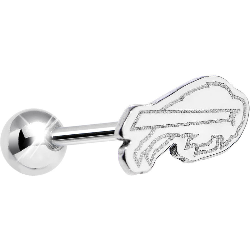 Officially Licensed NFL Cut Out Buffalo Bills Barbell Tongue Ring