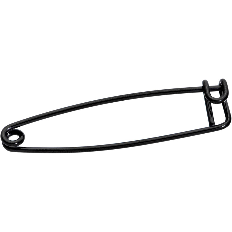 16G Black Punk Rock Safety Pin Industrial Barbell 38mm