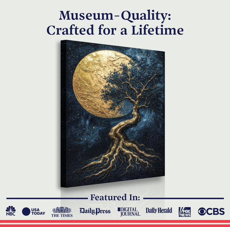 Lunar Tree of Life Wall Art