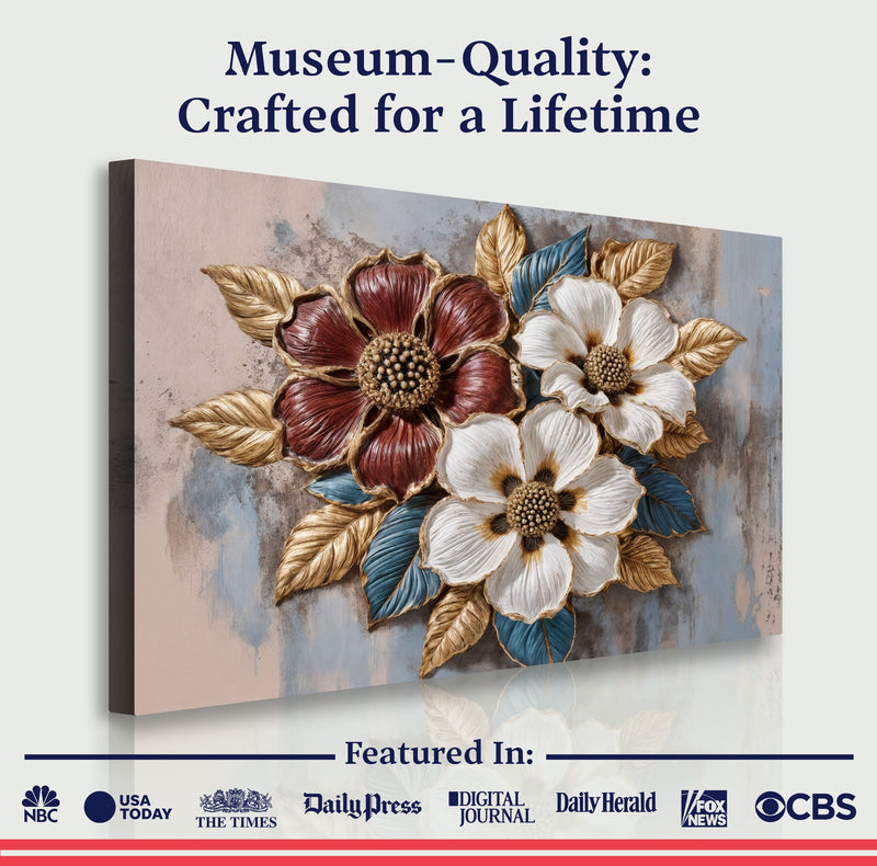 Floral Symphony Wall Art II