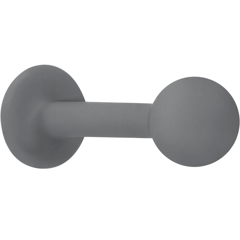 16G 5/16 Grey Acrylic Matte Labret Monroe Tragus
