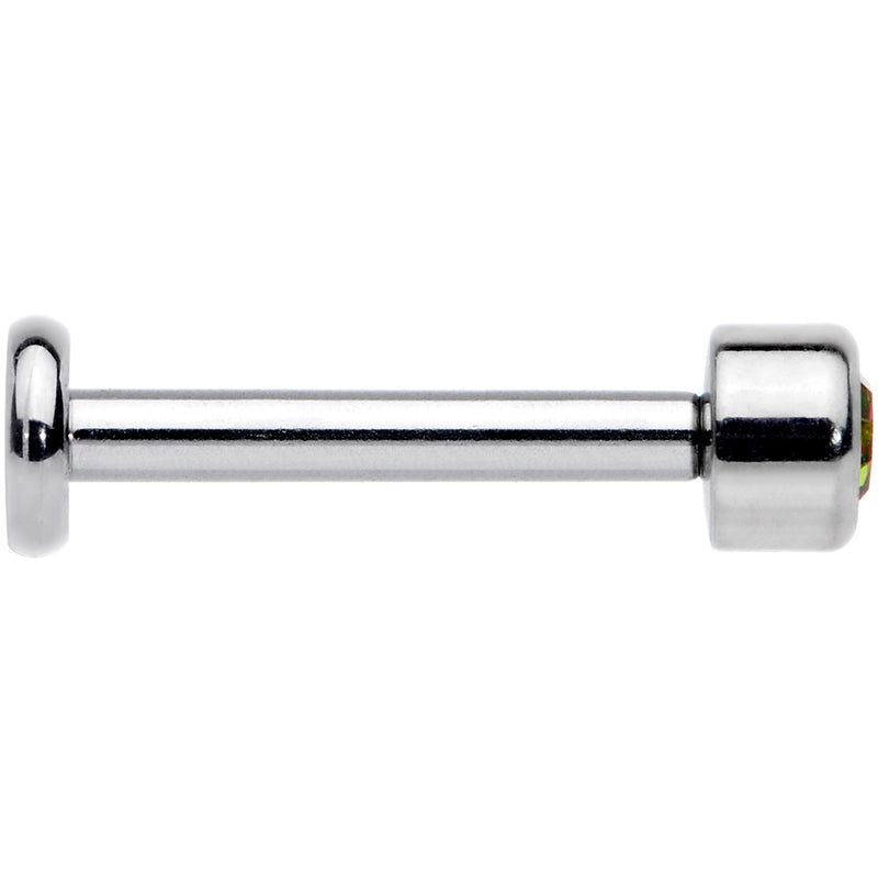 16G 5/16 Vitrail Gem Grade 23 Titanium Internally Threaded Labret