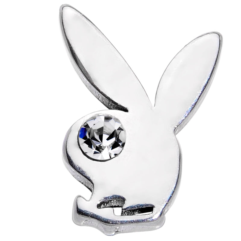 16G 5/16 Licensed Playboy CZ Gem Internally Threaded Labret