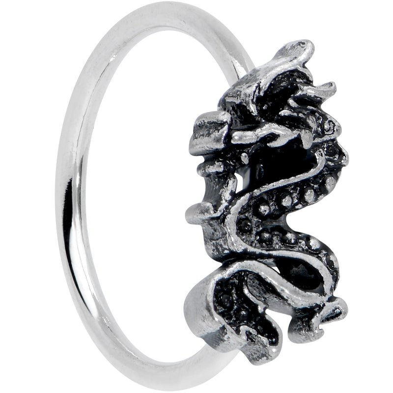 20G 5/16 Regal Medieval Dragon Nose Hoop