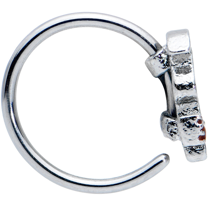 20G 7mm Witch Hat Ghost Halloween Nose Hoop