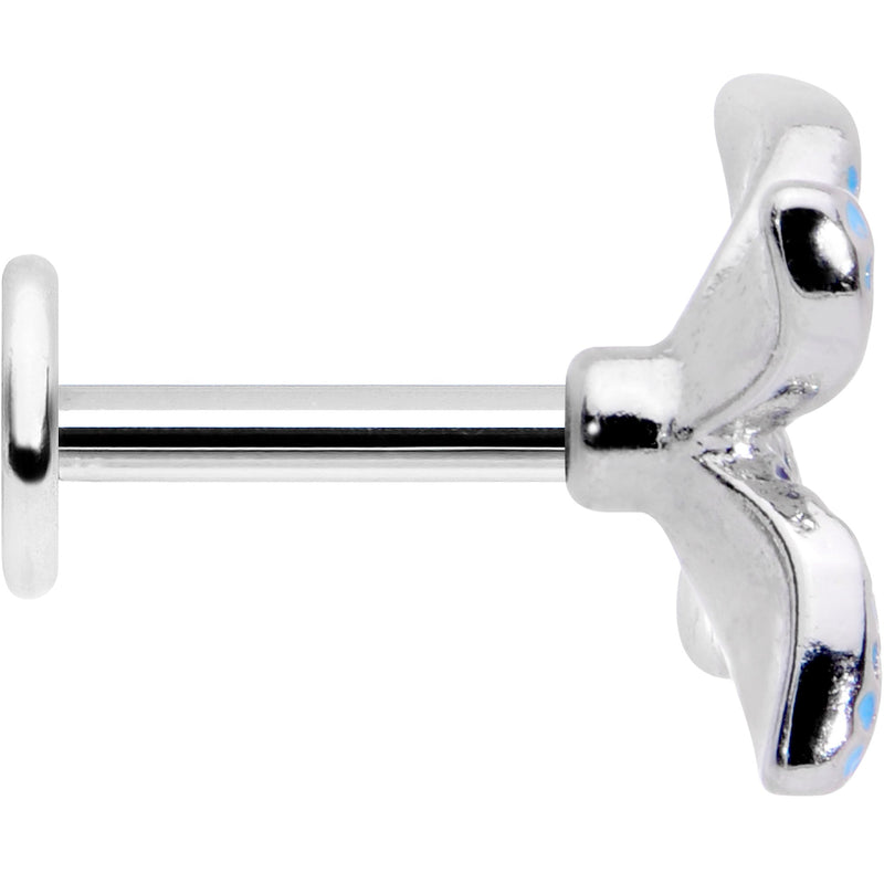 16G 1/4 Glamour Butterfly Labret Tragus