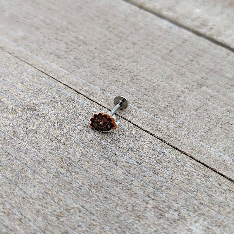 16G 5/16 Sweet Tiny Turkey Thanksgiving Labret Monroe Tragus