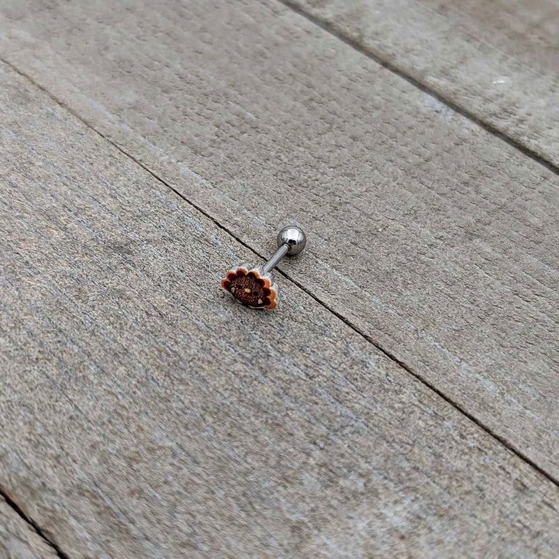 16G 5/16 Sweet Tiny Turkey Thanksgiving Cartilage Tragus Earring