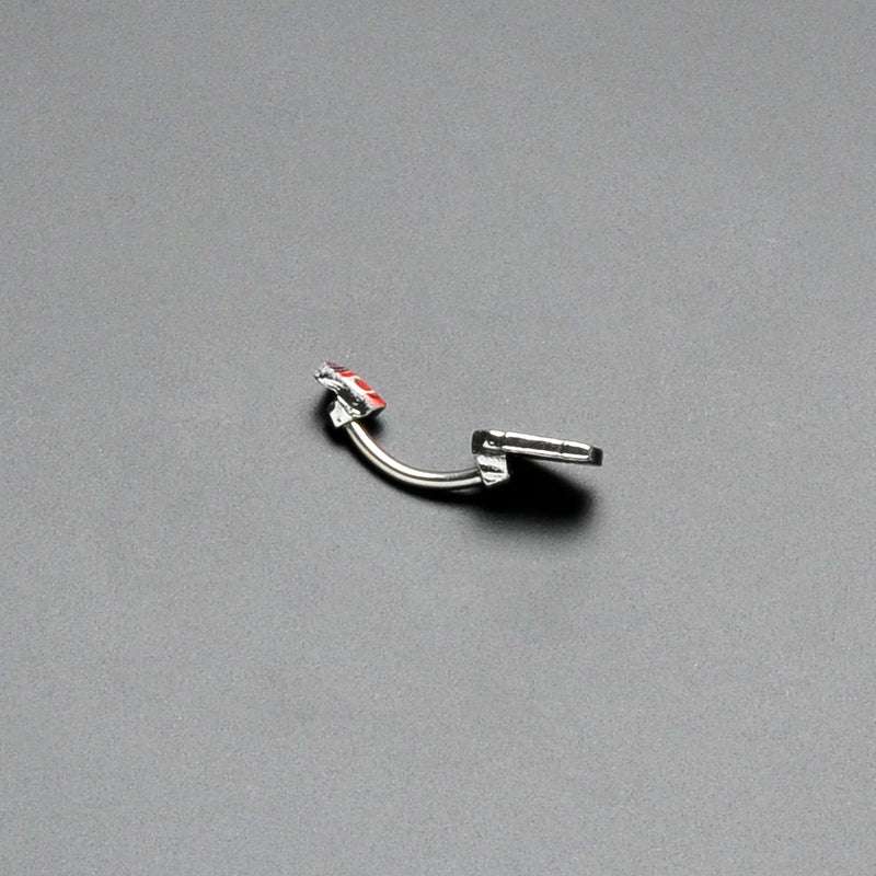Sweet Pumpkin Latte Autumn Double Mount Belly Ring