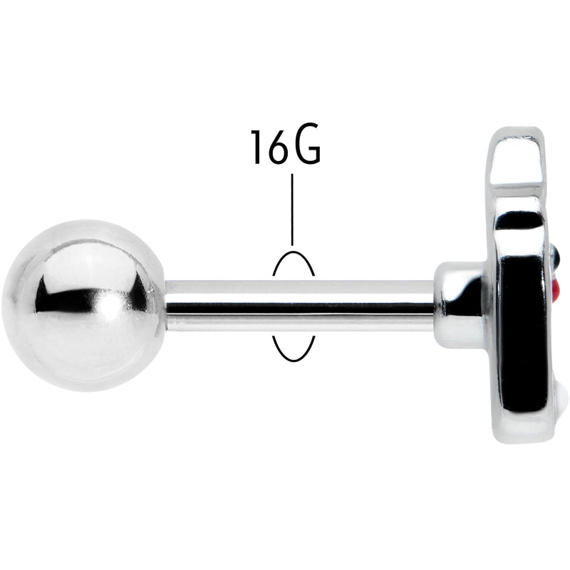 16G 1/4 Sweet Love Letter Valentine Cartilage Tragus Earring