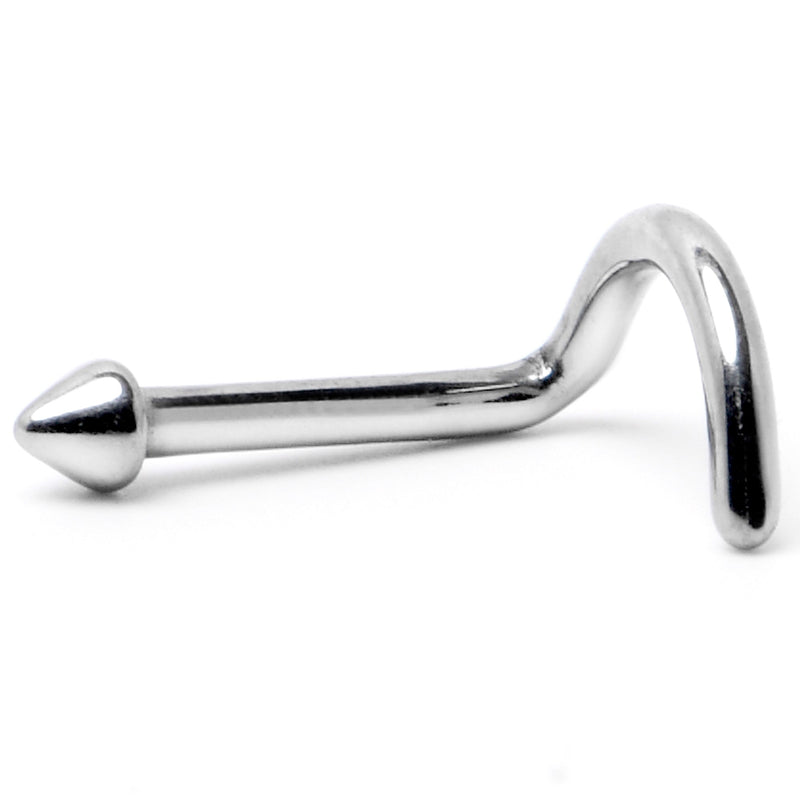 18G 1/4 ASTM F-136 Implant Grade Titanium Cone End Left Side Nose Screw