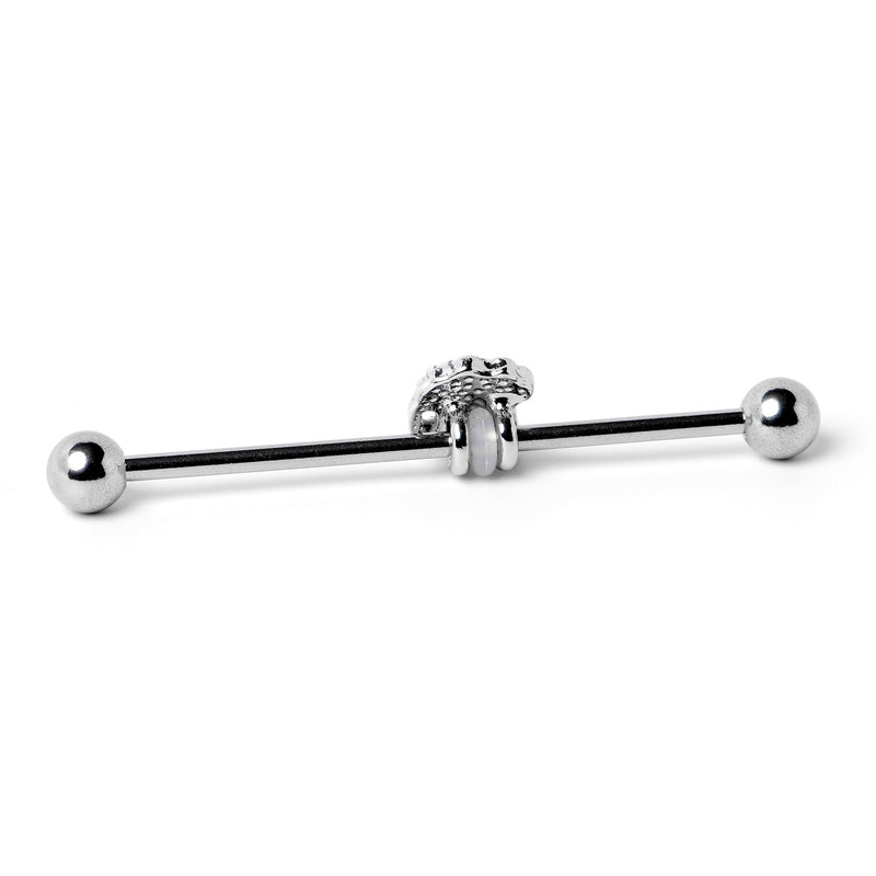 14G Sweet Happy Green Beer St Patricks Industrial Barbell 38mm