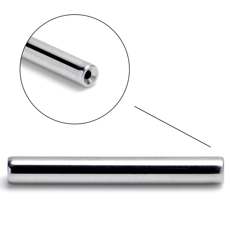 14G 1/2 ASTM F-136 Implant Grade Titanium Threadless Replacement Barbell
