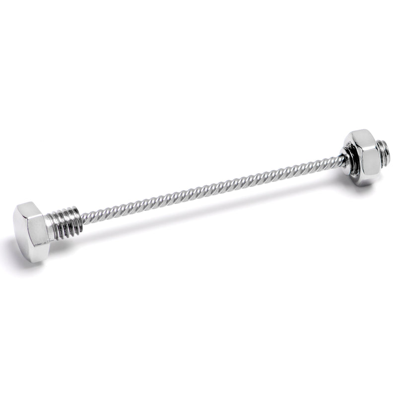 14G Optical Illusion Bolt Nuts And Bolts Industrial Barbell 38mm