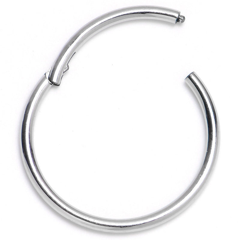 18G 1/2 316L Surgical Steel Precision Hinged Segment Hoop