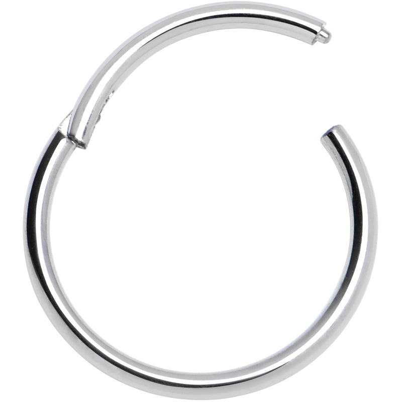 20G 9mm ASTM F-136 Titainum Percision Hinged Segment Hoop