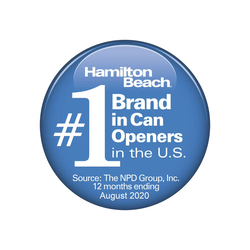 Hamilton Beach SureCut Automatic Electric Can Opener with Multi Tool, Stainless Steel