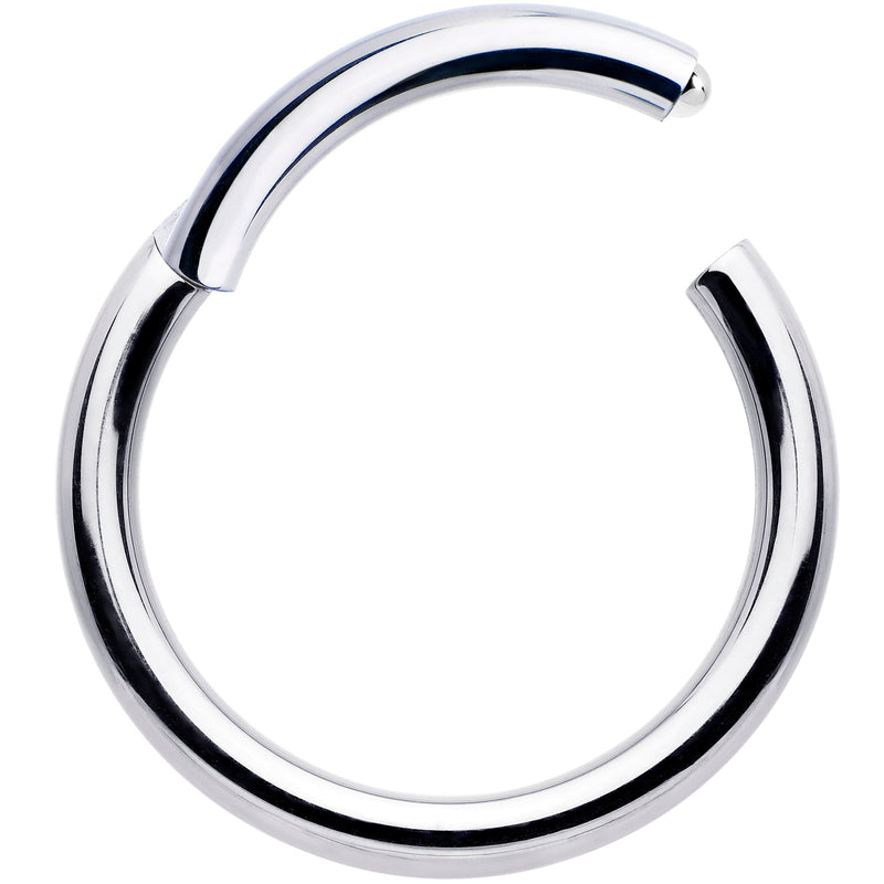 12G 9/16 316L Surgical Steel Precision Hinged Segment Hoop