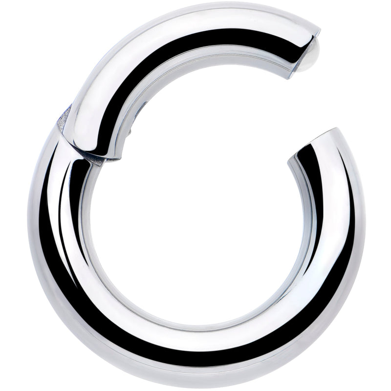 8G 3/8 316L Surgical Steel Precision Hinged Segment Hoop