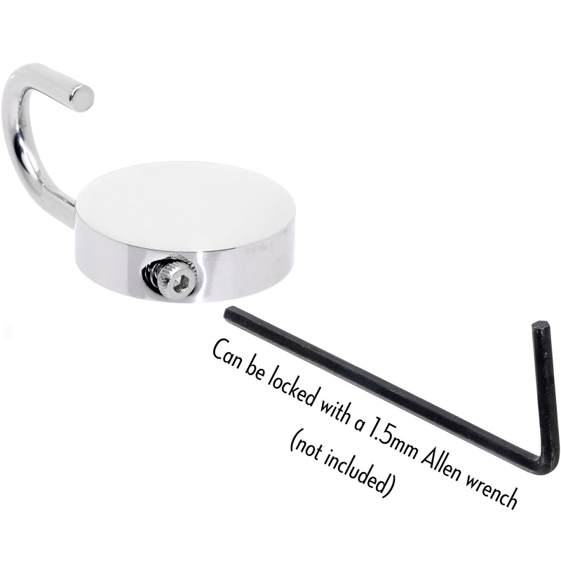 8G Round Padlock Ear Weight Set