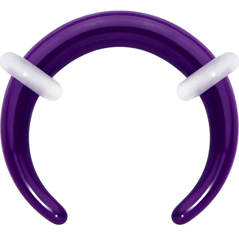 Stainless Steel Crescent Pincher Septum Ring - 14G and 16G
