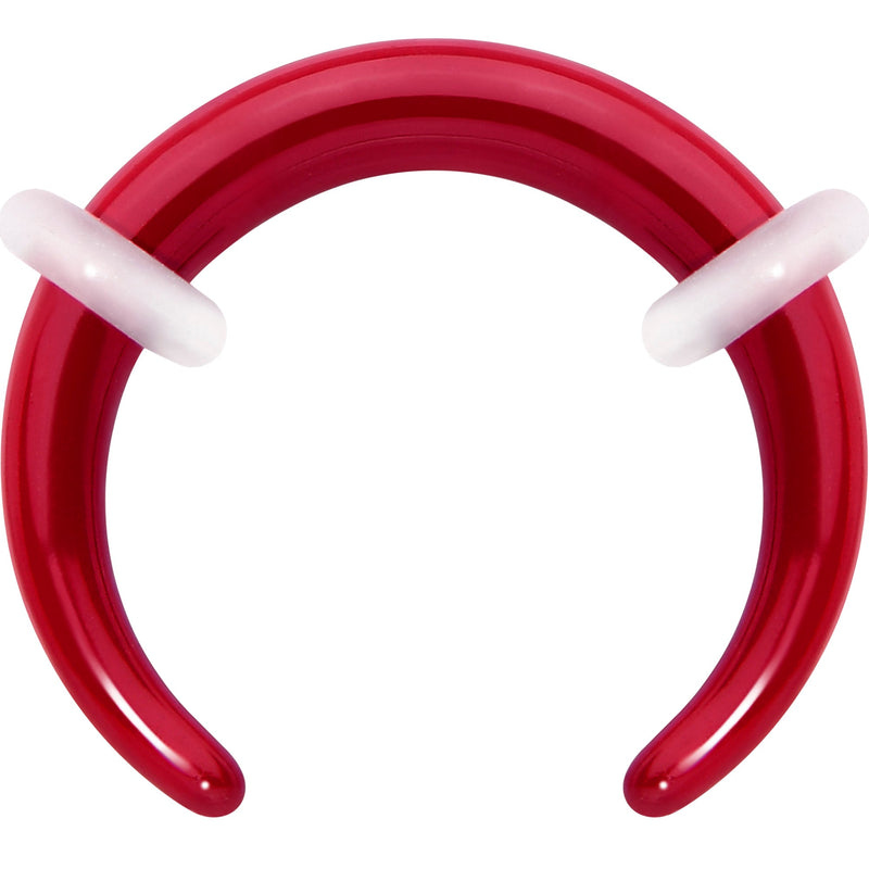 Stainless Steel Crescent Pincher Septum Ring - 14G and 16G