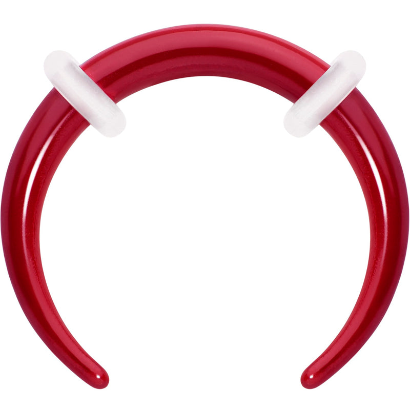 Stainless Steel Crescent Pincher Septum Ring - 14G and 16G