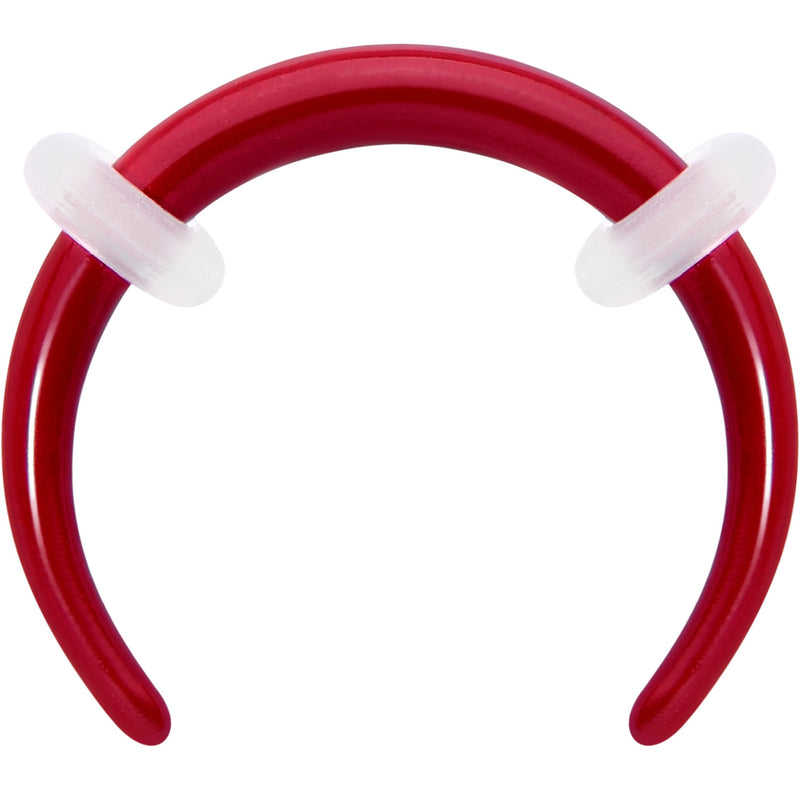 Stainless Steel Crescent Pincher Septum Ring - 14G and 16G