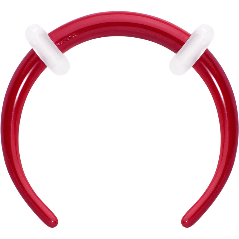 Stainless Steel Crescent Pincher Septum Ring - 14G and 16G