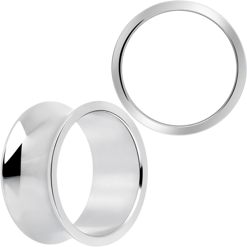 Hand Polished Thick Double Flare Tunnel Plug Set 6mm to 25mm