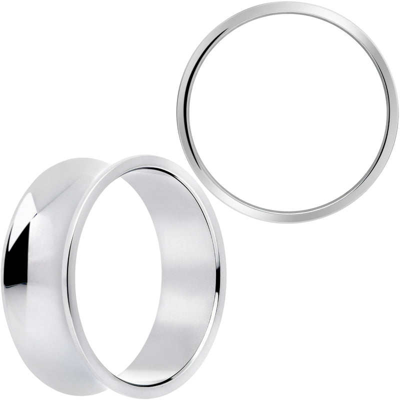 Hand Polished Thick Double Flare Tunnel Plug Set 6mm to 25mm