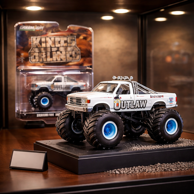 1988 Ford F-150 Monster Truck "Jersey Outlaw" White "Kings of Crunch" Series 16 1/64 Diecast Model Car by Greenlight