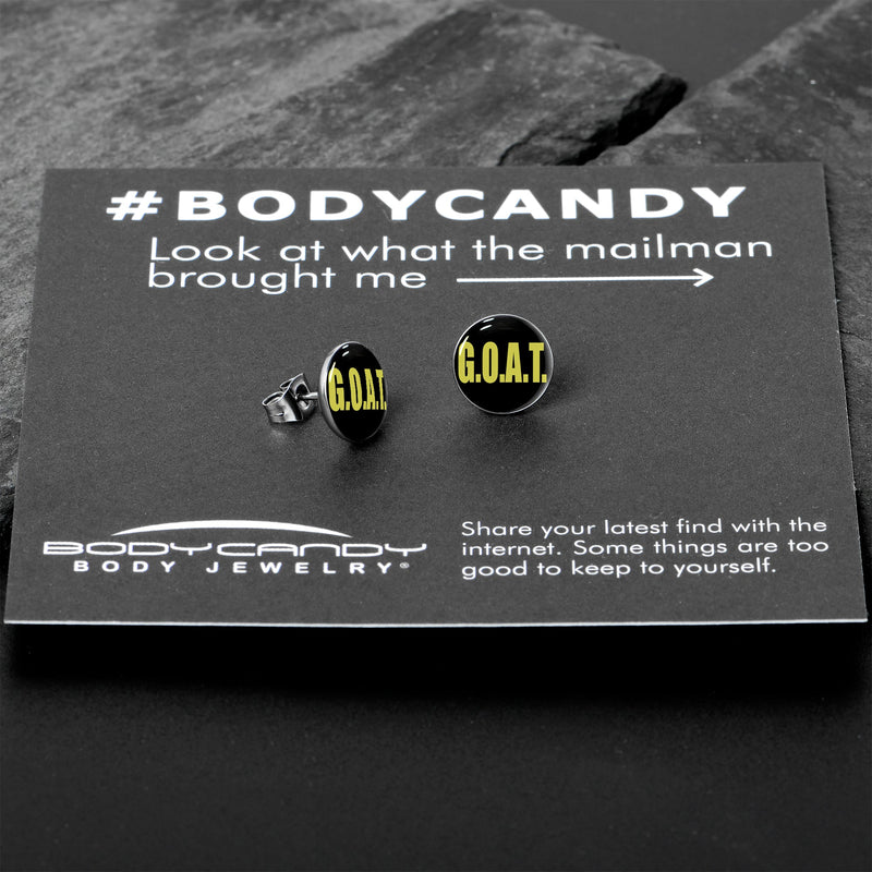 G.O.A.T. Stud Earrings by Onyx O