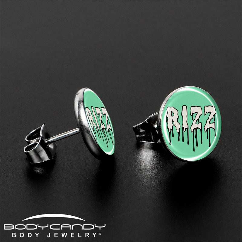 RIZZ Stud Earrings by Onyx O