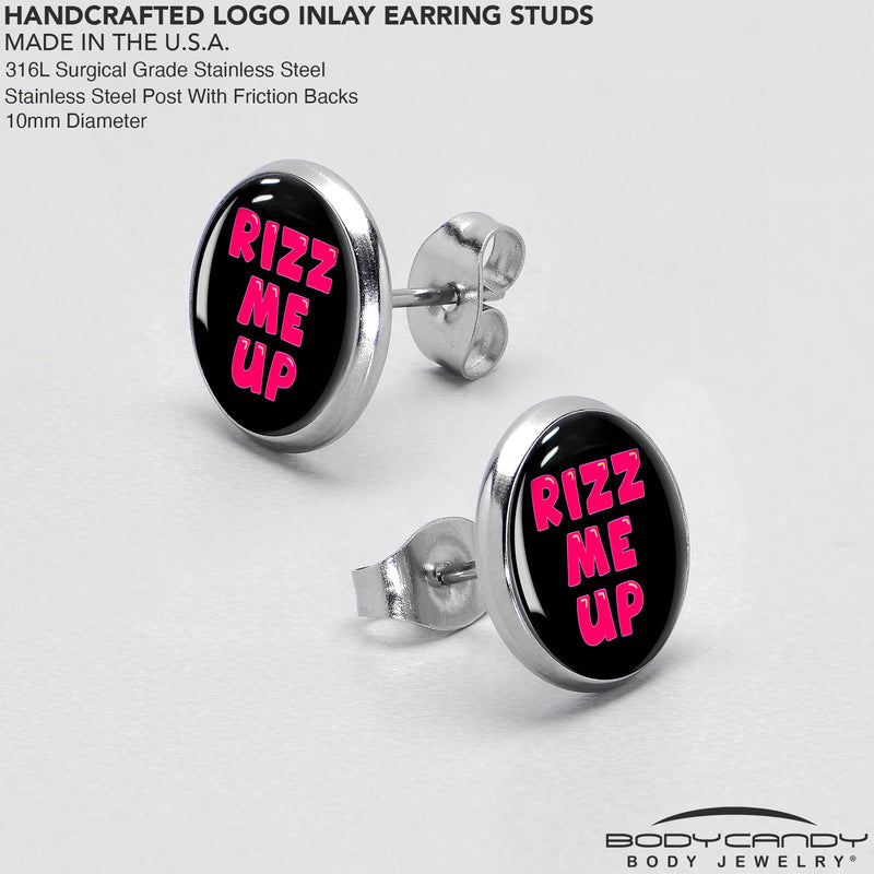 RIZZ ME UP Stud Earrings by Onyx O