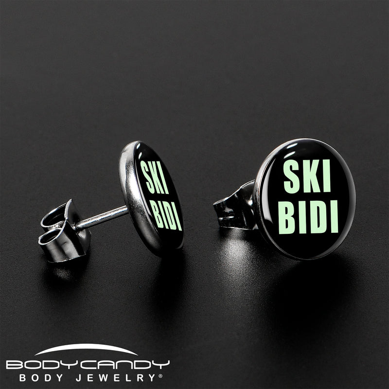 SKIBIDI Stud Earrings by Onyx O