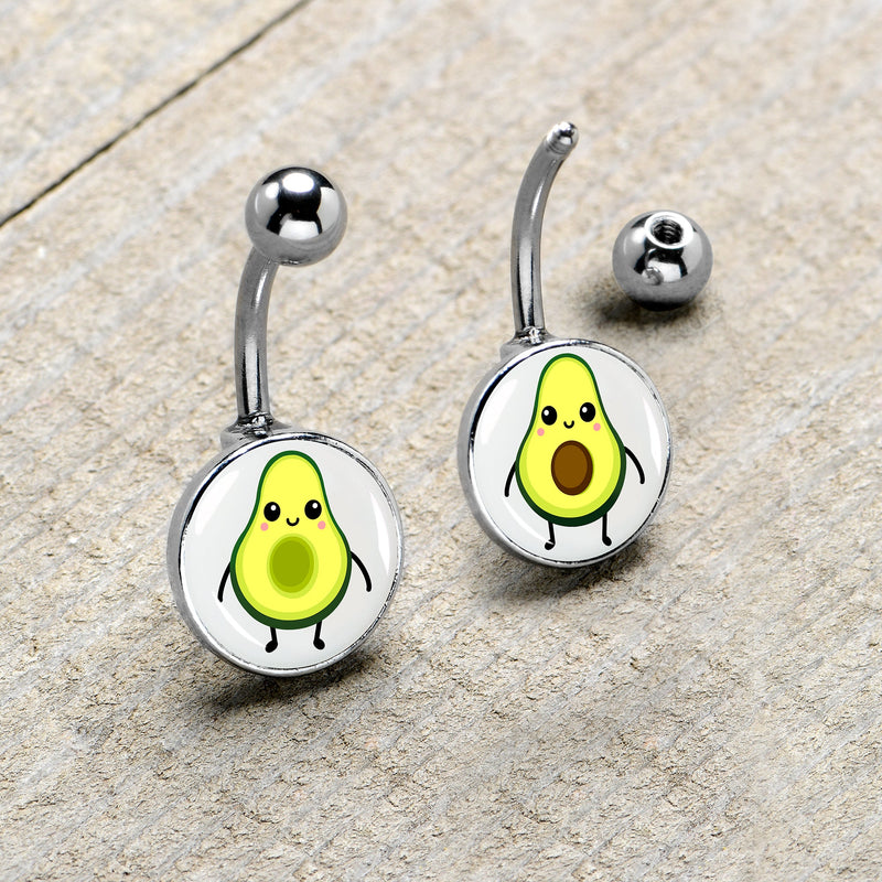 Avocado Oh BFF Set of 2 Belly Rings by Onyx O