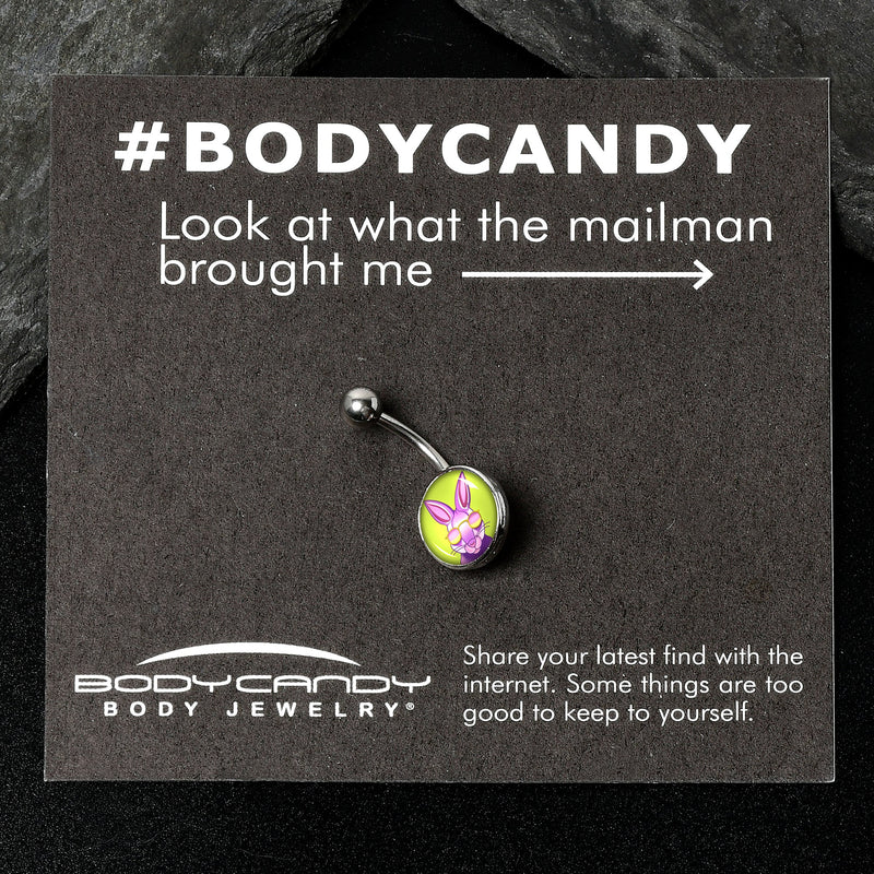 Cool Shades Bunny Belly Ring by Onyx O