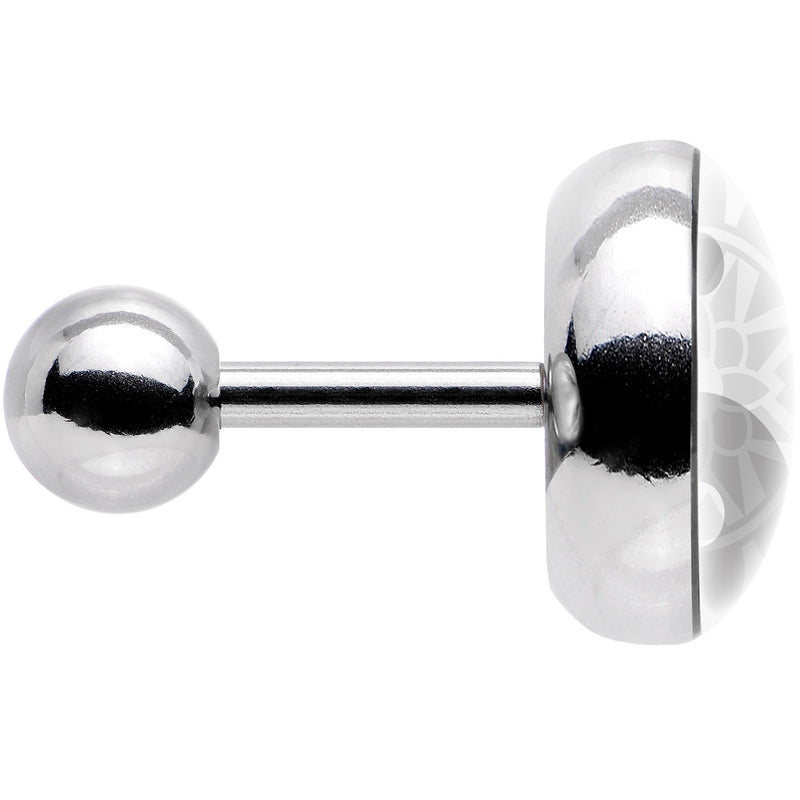 16G 1/4 Mandala Yin Yang Tragus Cartilage Earring