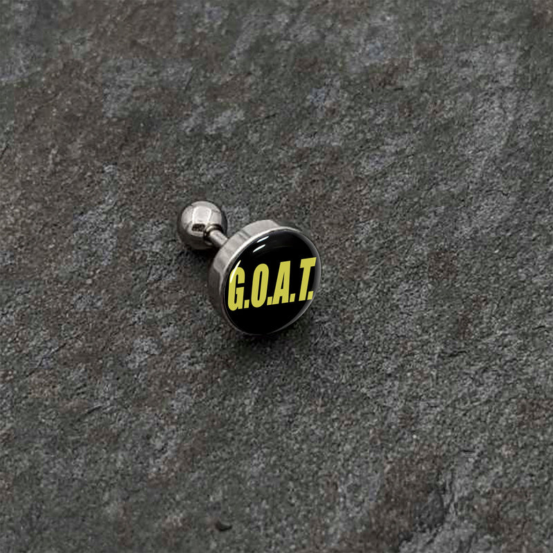 16G 1/4 G.O.A.T. Cartilage Tragus Earring by Onyx O